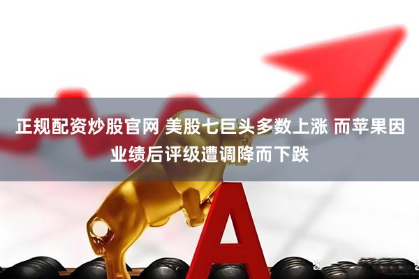 正规配资炒股官网 美股七巨头多数上涨 而苹果因业绩后评级遭调降而下跌